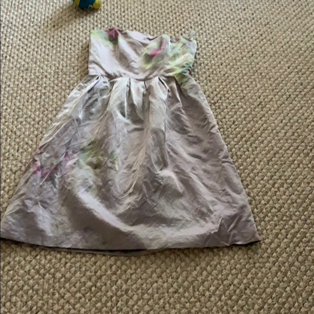 Tie dye 100 pct silk dress